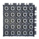 Mobile Diy Logo Interlocking Sports Flooring Mat for Outdoor Basketball