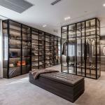 European Laminate Wardrobe Design Closet Durable Safe and Customizable for Villa