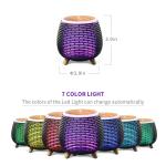 Wood Grain 18ML/H Ultrasonic Aroma Diffuser 90ml DC5V