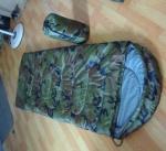 Blue / Green Backpacking Sleeping Bag Tear Resistant With Single - Layer