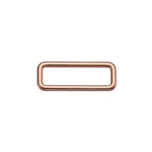 Quality Oval Shape 7mm Bra Ring Adjuster , Bra Strap Slides And Rings wholesale