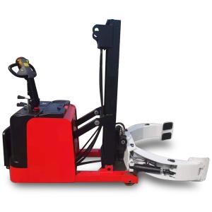 Quality Forklift 1000Kg Erect Powered Film Roll Lifting Equipment Trolley wholesale