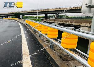 Quality High Intensity Safety Roller Barrier For Road Traffic Highway / Channel wholesale