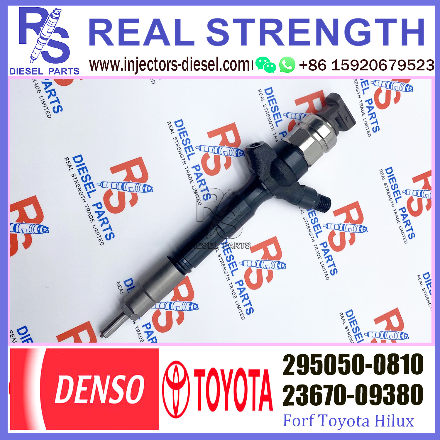 Common Rail Fuel Injector 095000-0810 095000-0812 23910-1231 For HINO K13C