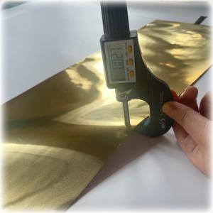 Quality 0.05 x 300mm Brass Copper Foil H63 CuZn37 High Strength Foil wholesale