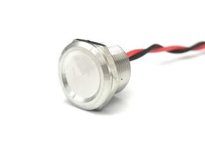 Quality Ip68 16mm Seal Piezo Touch Switch Stainless Steel Waterproof Momentary Latching wholesale