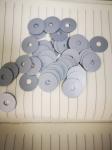 Gasket galvanized screw round gasket Metal thickened flat gasket screw 304