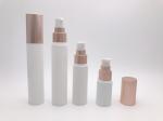 Plastic Airless Pump Bottle 30ml 50ml Metal Plating Lotion Cream Packaging