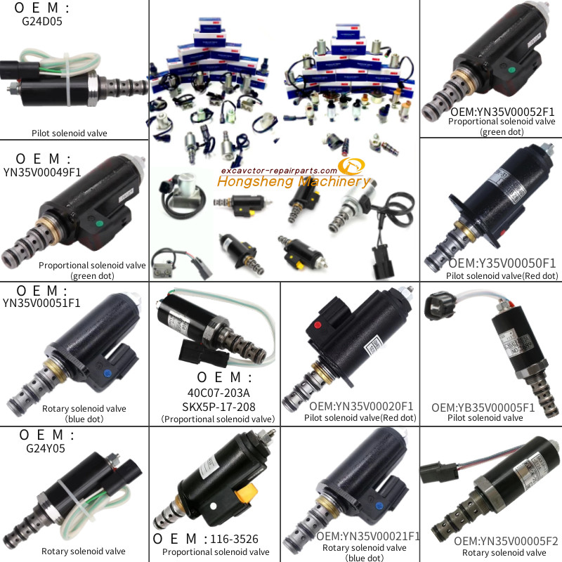 Volvo Excavator Solenoid Valve EC140 EC210 Proportional SKX5P-17-209