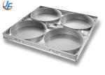 RK Bakeware China Foodservice Chicago Metallic 6 Straps Aluminum Round Cheese