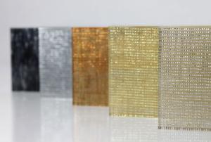 Quality 10mm Double Glazing Fabric Sandwich Laminated Glass With Customized Size wholesale
