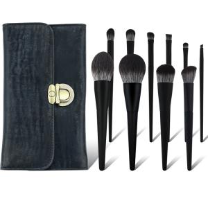 Quality 10pcs Premium Cosmetic Makeup Brush Set Cruelty Free Microcrystalline Hair Rubber Oil Processing wholesale