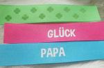 16MM Double Sided Smooth Screen Printed Labels Custom Printed Fabric For Doll