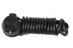 Black OEM Standard Straight 12v 7 Pole Trailer Cable