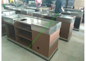 Quality Stainless Steel Cash Register Counter Stand / Till Counters For Shops Or Retail Stores wholesale