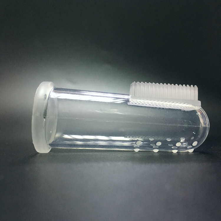 Wholesale manufacturers extra soft best rubber silicone finger toothbrush gum massager for babies