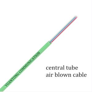 Quality 24c Stranded Air Blown Micro Cable G657a1 Fiber No Gel Black color wholesale