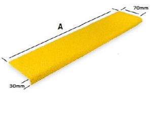 Quality 70mm width anti-slip FRP Stair Nosing wholesale