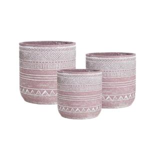 Quality Flower / Green Plant Glass Reinforced Concrete Plant Containers With Drainage Holes wholesale
