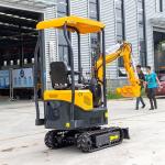 ISO9001 2.6Ton Arm Cylinder Excavator With Rubber Track Excavator