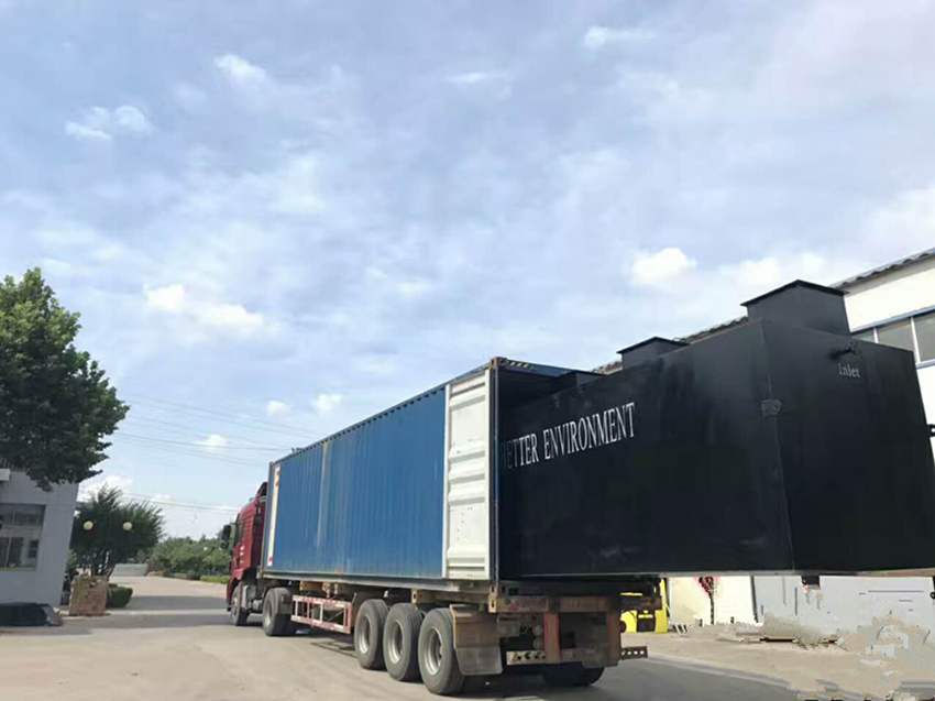 Compact MBBR Industrial Domestic Wastewater Treatment Plant 2023 with Customized Color