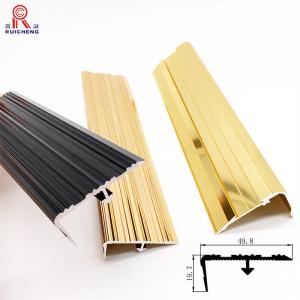 Quality 6061 Anodized Aluminium Stair Nosing Edge Trim Antislip Angle Curved wholesale