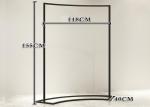 Customized Metal Flooring Retail Clothing Store Shelves For Supermarket