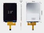 Polcd Small LCD 2.8'' 240x320 Industrial IPS Color Screen Full View 2.8 inch