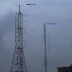 ISO9001 Q345 Steel Lightning Protection Rod , Lightning Rod Tower For Wind Power