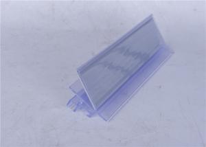 Quality Rigid Transparent Plastic Profiles Moisture Proof For Supermarket Data Strip wholesale