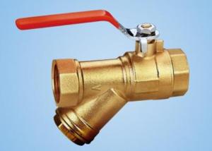 Quality 1.6 Mpa Brass Y Strainer Valve Pressure Threaded Connection Handle Power wholesale