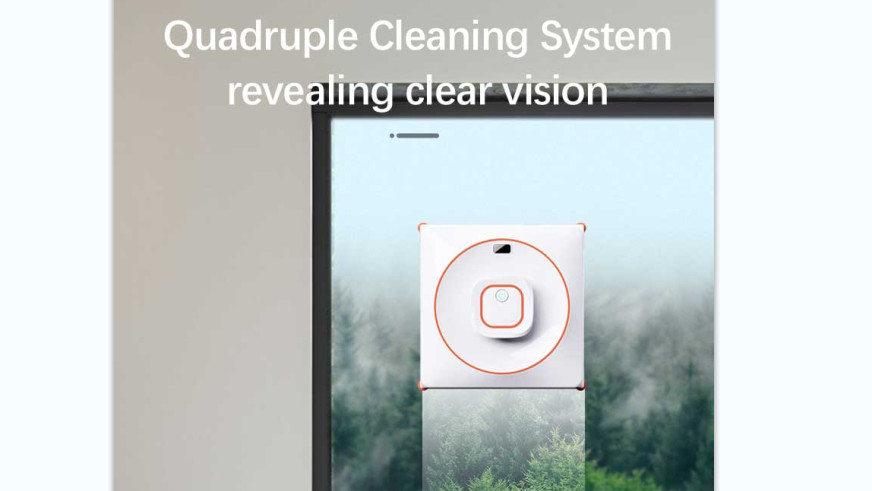 TUYA APP Robot Window Cleaner Remote Control Glass Cleaner
