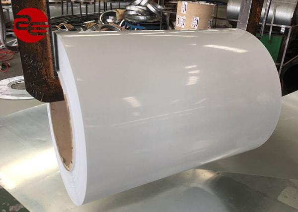 PE PVDF Surface Prepainted Galvanized Steel Coil 0.38mm Thickness Ral 9002 /