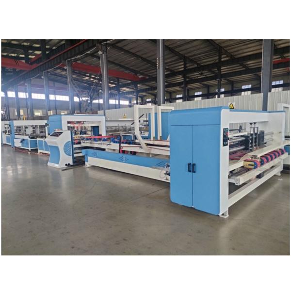 Fully Automatic Cardboard Box Folder Gluer Machine with 30-150mm Nail Distance