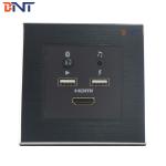 BNT Multimedia Wall Smart Socket Panel / Hotel Room Media Hub for 5-Star Hotel