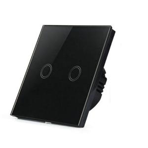 Quality 1/2/3 Gang Wireless Remote Control Light Switch,EU Standard wall touch switch 220v, glass touch switch wholesale