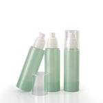 Green Cosmetic PET Empty Packaging Plastic Lotion Bottles
