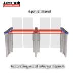 Security Pedestrian Fast Speed Turnstile Gate Rfid Card Swipe Identification