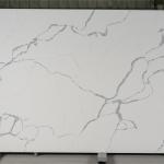 Calacatta White Quartz Countertops Slab Quartz Stone Slab 3200*1600mm For