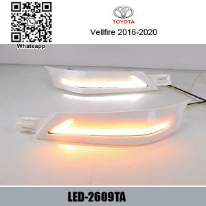 Quality Toyota Vellfire 2016-2020 Car DRL LED Daytime Running Lights autobody parts wholesale