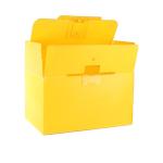 Yellow Corrugated Plastic Turnover Box Hollow Pp Carton Waterproof Packing Bin