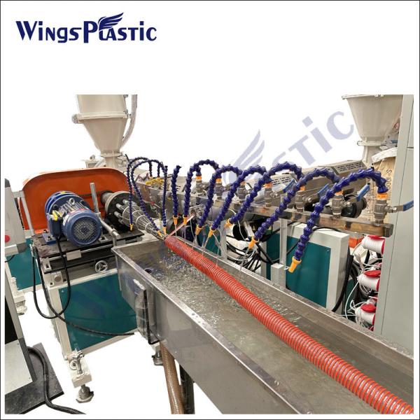 PVC Spiral Reinforced Suction Hose Pipe Manufacturing Process Extrusion Making