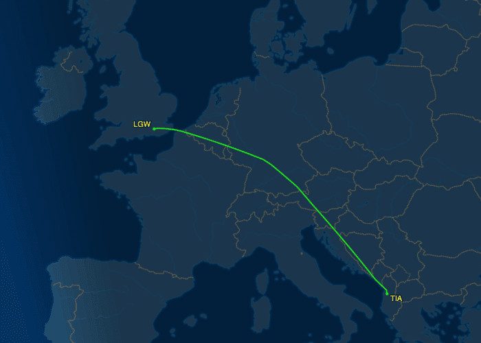 Consolidation Air Freight Forwarding Services Tirana International Airport Destination