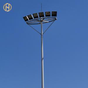 Quality 45 Meter 35 Meter 20 Meter High Mast Pole Hot Dip Galvanized wholesale