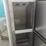 Stainless Steel Sliding Glass Freezer, 450l Stainless Steel Sliding Glass
