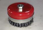 Safety Supporting Ring 100mm Twisted Steel Wire Cup Brush for Cleaning Metal