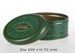 Food Grade CMYK Printing Round Cookie Gift Tins