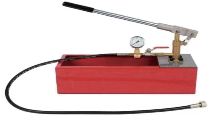 2.5MPA Manual Pressure Test Pump With Brass Pump Body Steel Water Tanks
