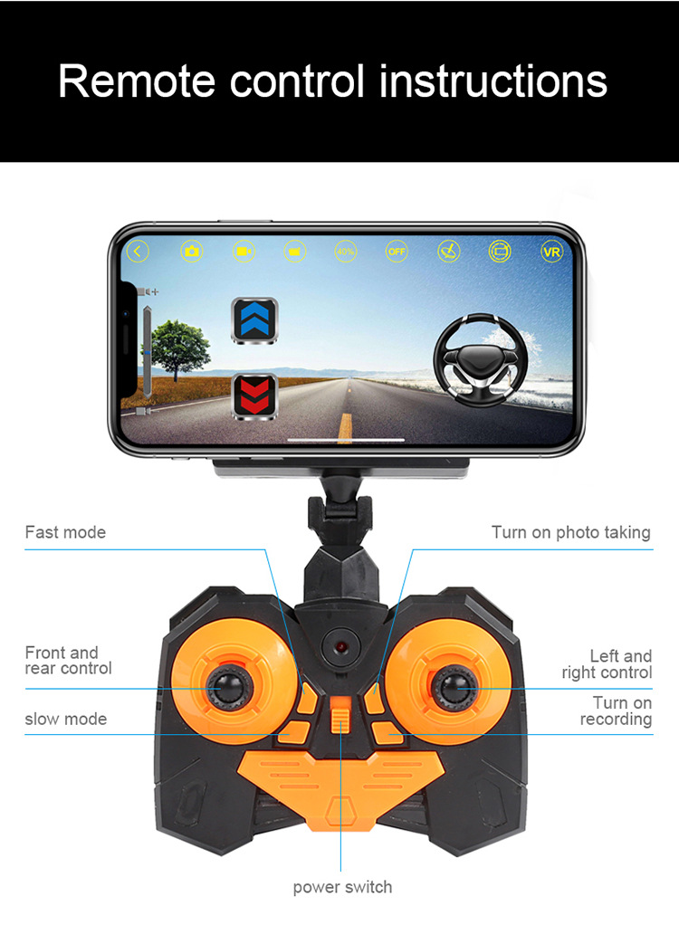 2.4G High Speed SUV RC Car with Charging and Drifting Features WI-FI Camera 4 Channels