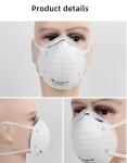 Adult KN95 Face Mask , Non Woven Fabric Disposable Dust Masks FDA Approved